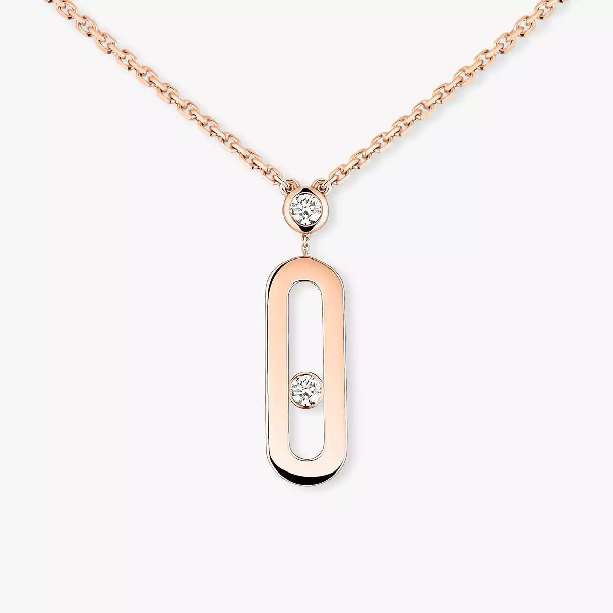 [Clover Jewelry] Move Uno Gold Diamond Long Necklace
