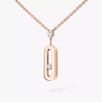 [Clover Jewelry] Move Uno Gold Diamond Long Necklace