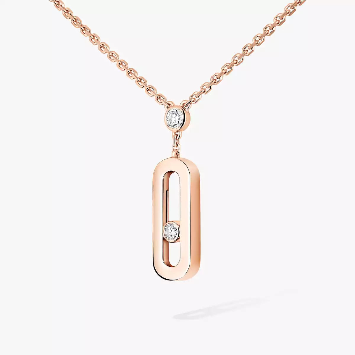 [Clover Jewelry] Move Uno Gold Diamond Long Necklace