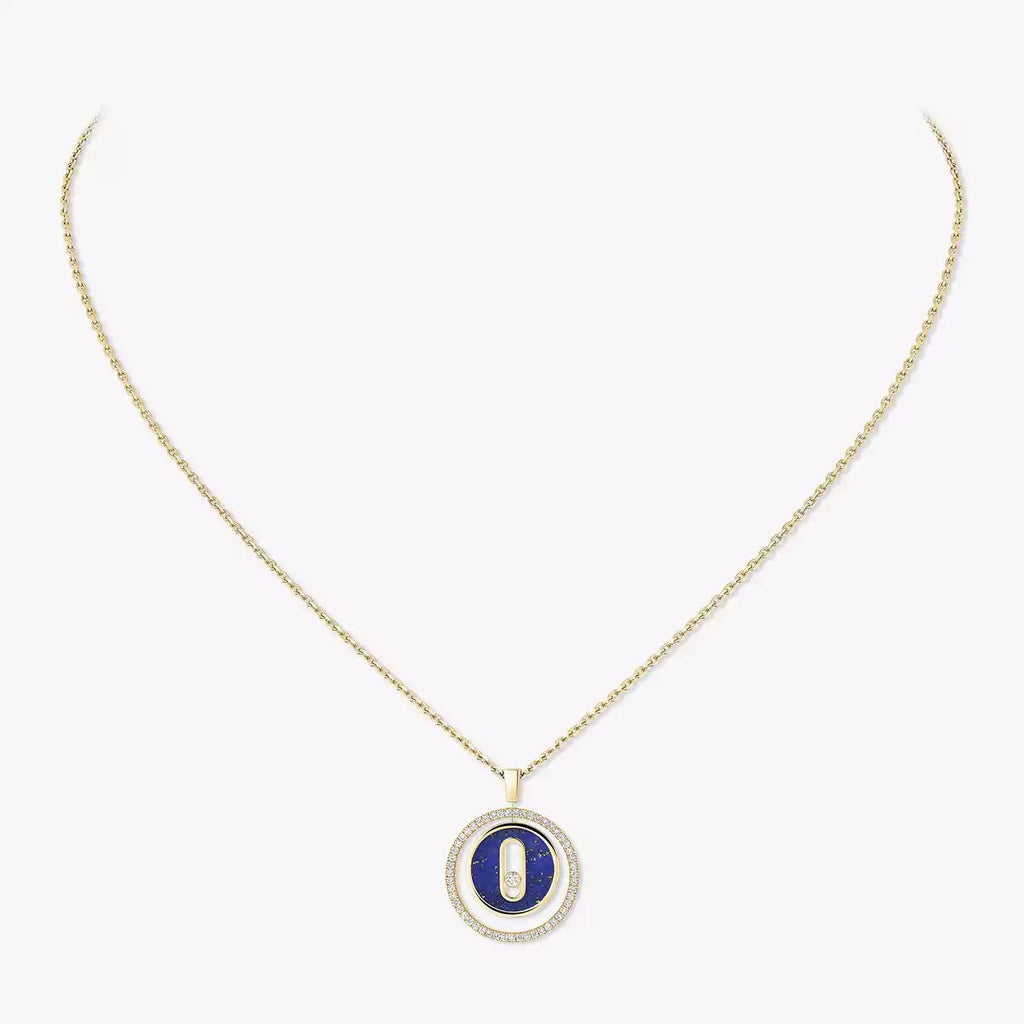 [Clover Jewelry]Lucky Move Diamond Necklace in Rose Gold and White Mother-of-Pearl