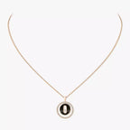 [Clover Jewelry]Lucky Move Diamond Necklace in Rose Gold and White Mother-of-Pearl