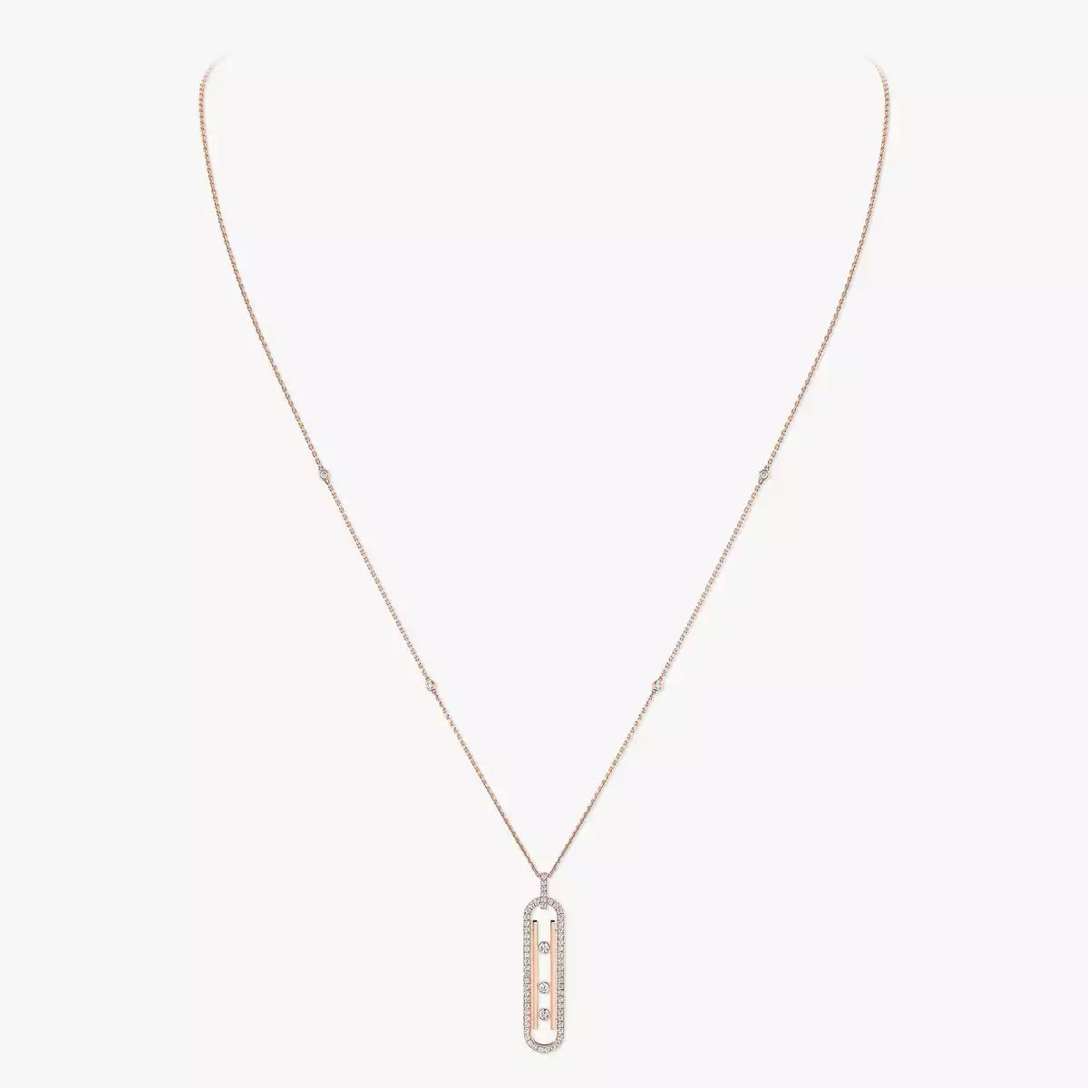 [Clover Jewelry]Diamond Necklace Move 10Th
