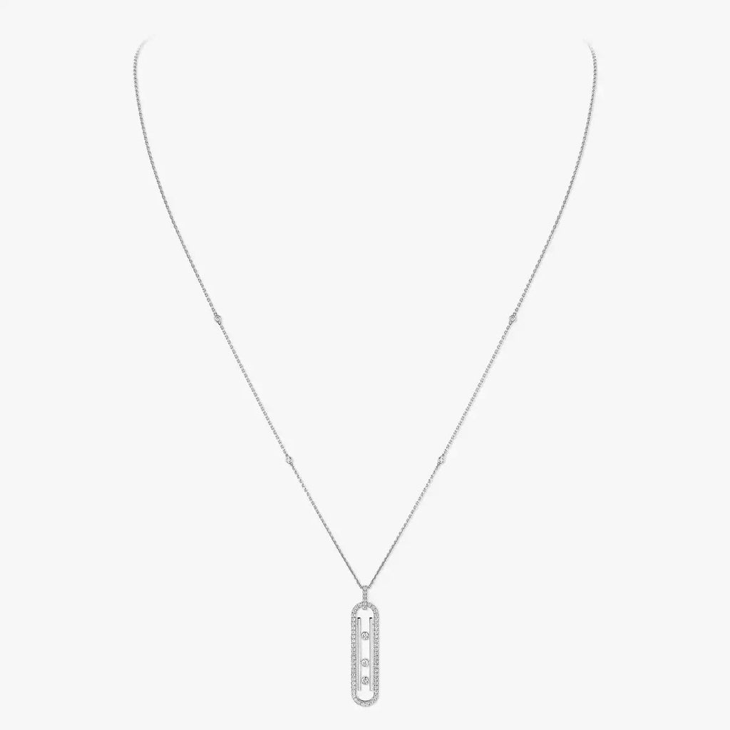 [Clover Jewelry]Diamond Necklace Move 10Th