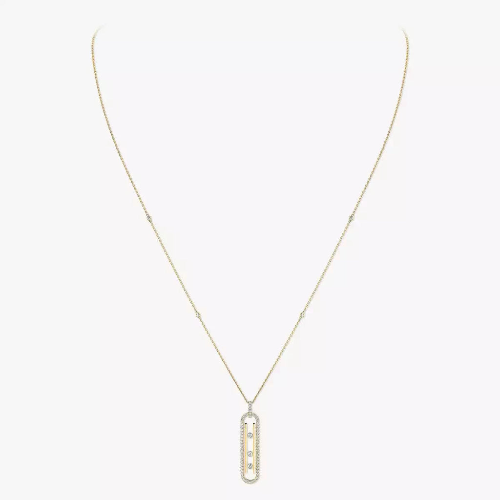 [Clover Jewelry]Diamond Necklace Move 10Th