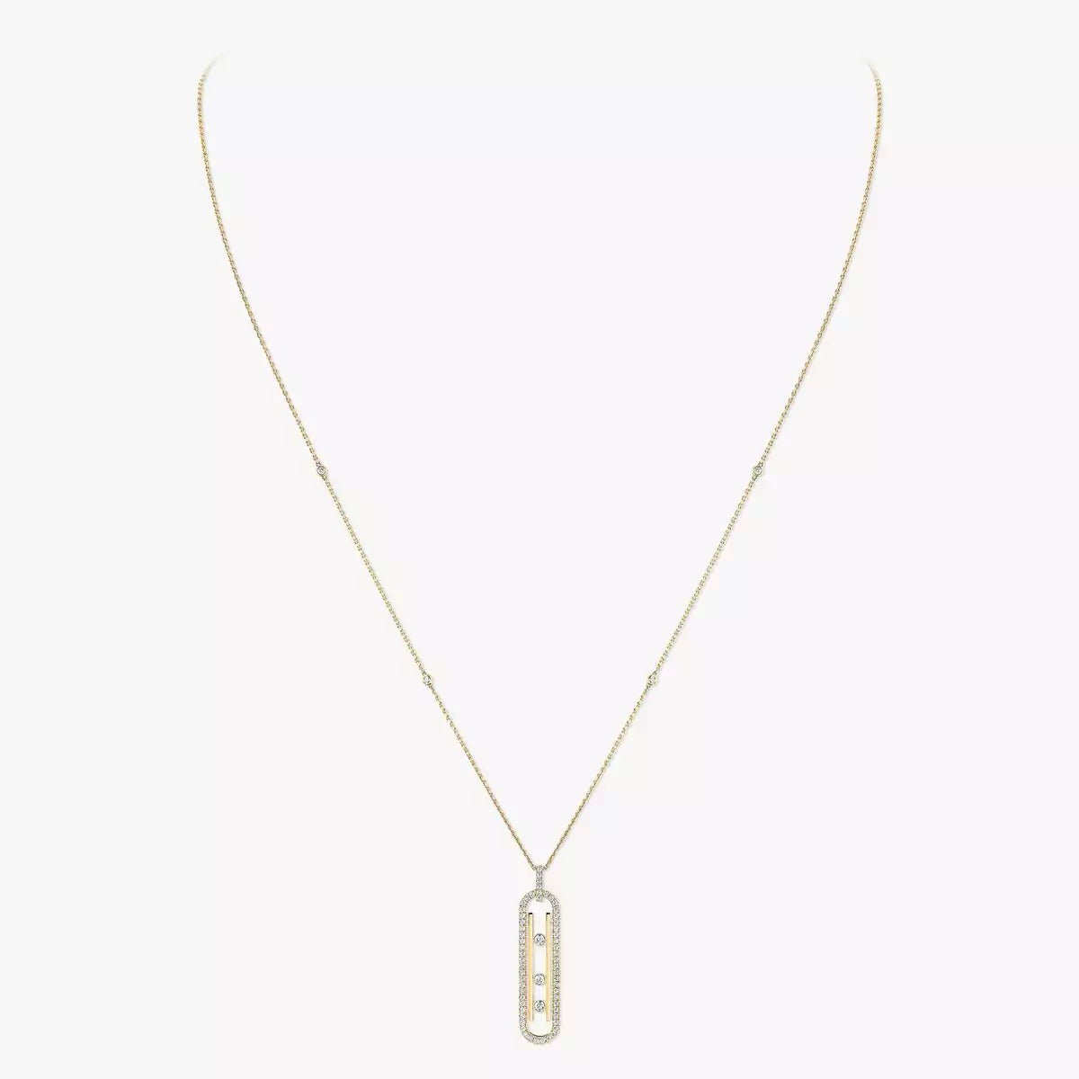 [Clover Jewelry]Diamond Necklace Move 10Th