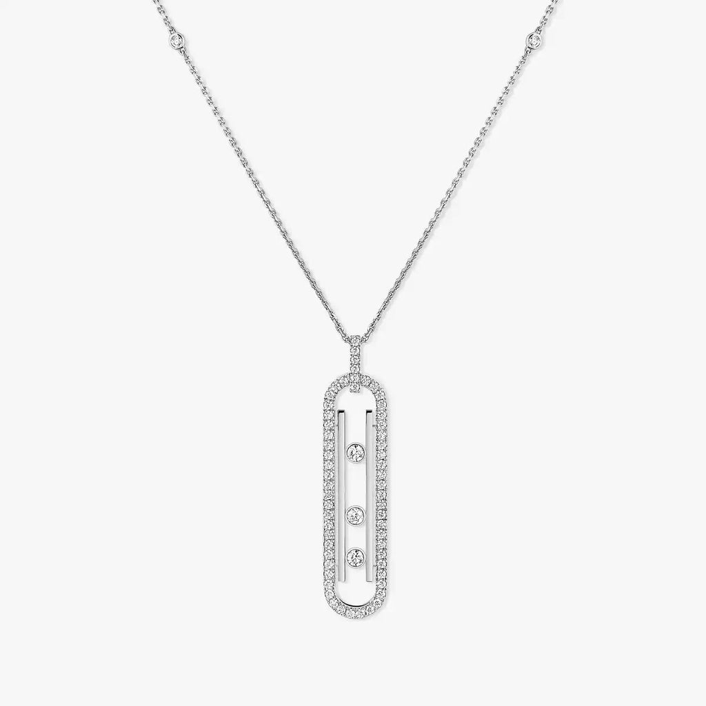 [Clover Jewelry]Diamond Necklace Move 10Th