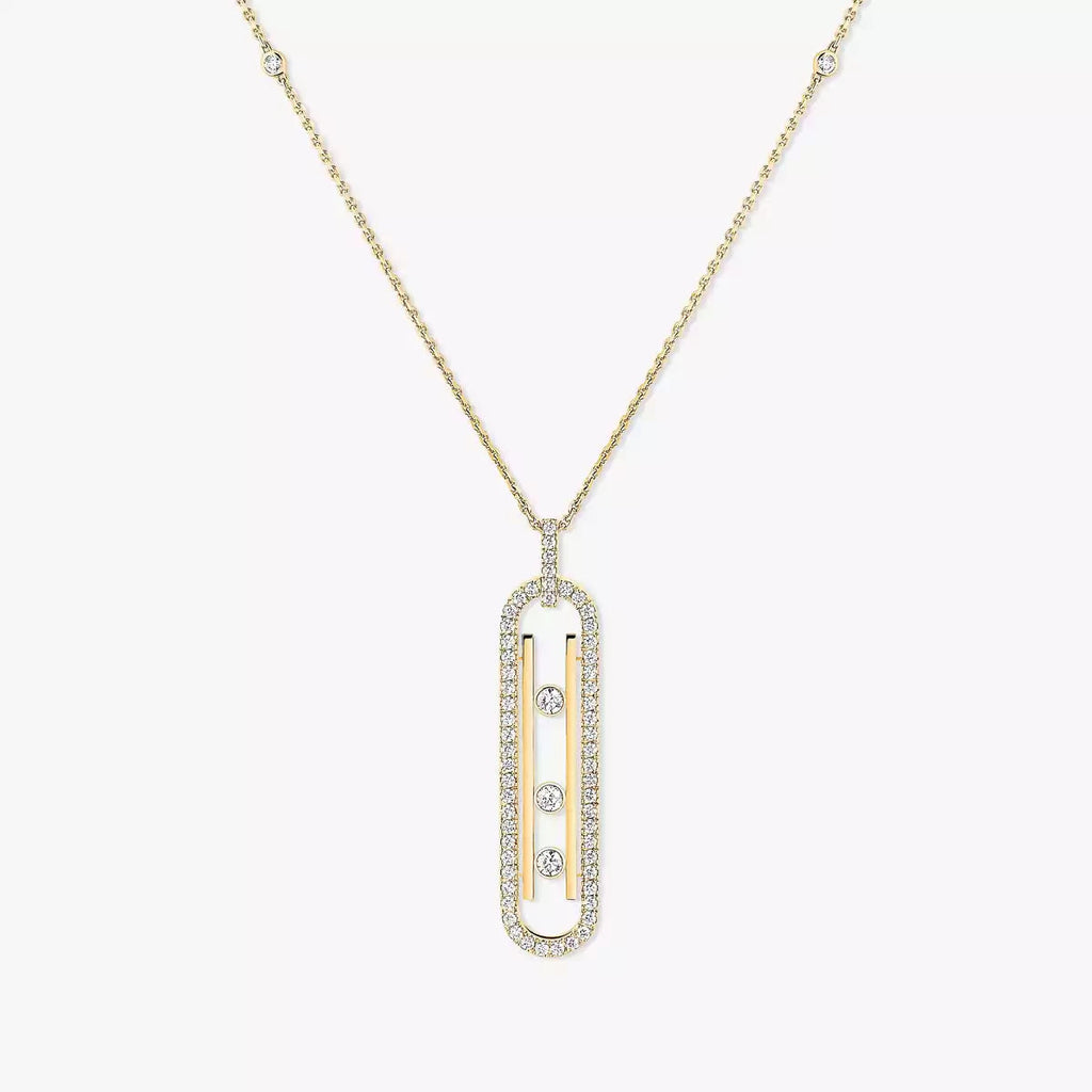[Clover Jewelry]Diamond Necklace Move 10Th