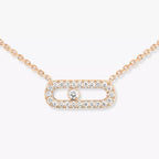 [Clover Jewelry]Diamond Necklace Move Uno