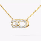 [Clover Jewelry]Diamond Necklace Move Uno