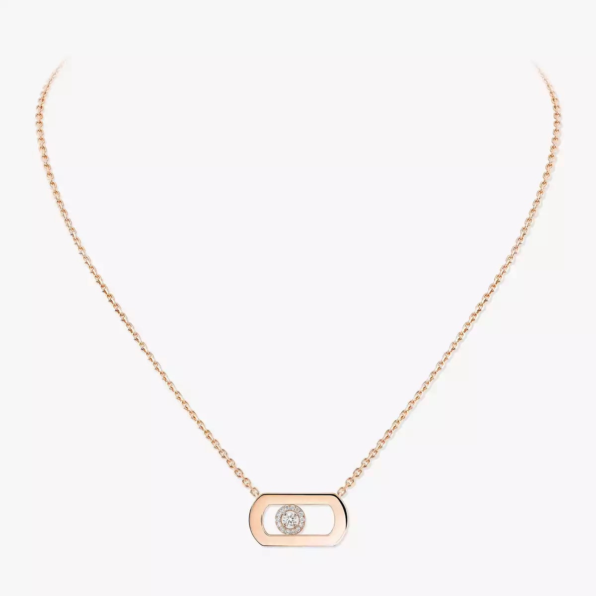 [Clover Jewelry]So Move Diamond Necklace in Gold
