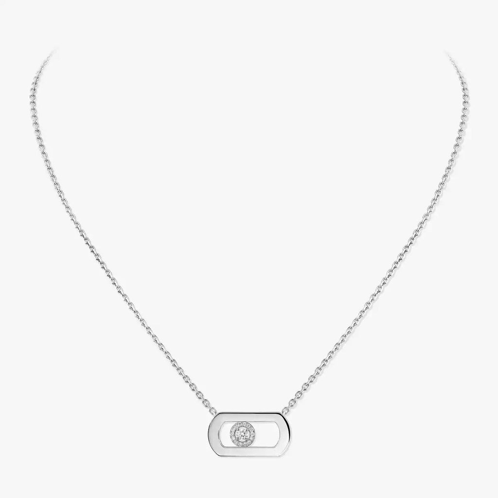 [Clover Jewelry]So Move Diamond Necklace in Gold