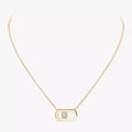 [Clover Jewelry]So Move Diamond Necklace in Gold