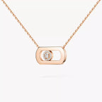 [Clover Jewelry]So Move Diamond Necklace in Gold