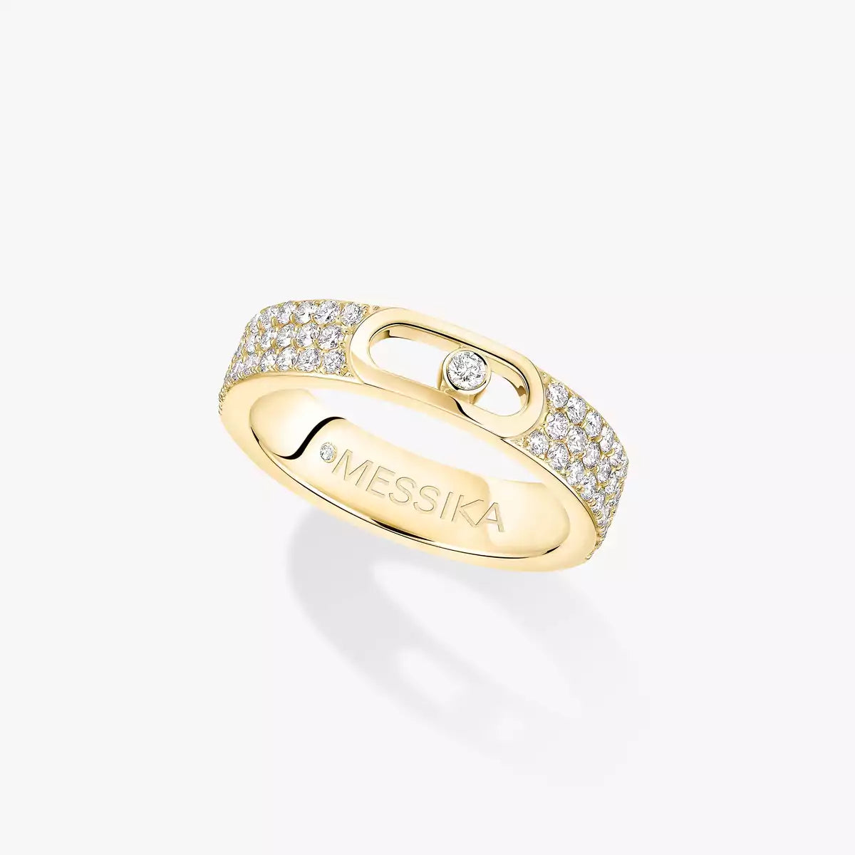 [Clover Jewelry]Move Joaillerie Pave_ Diamond Wedding Ring