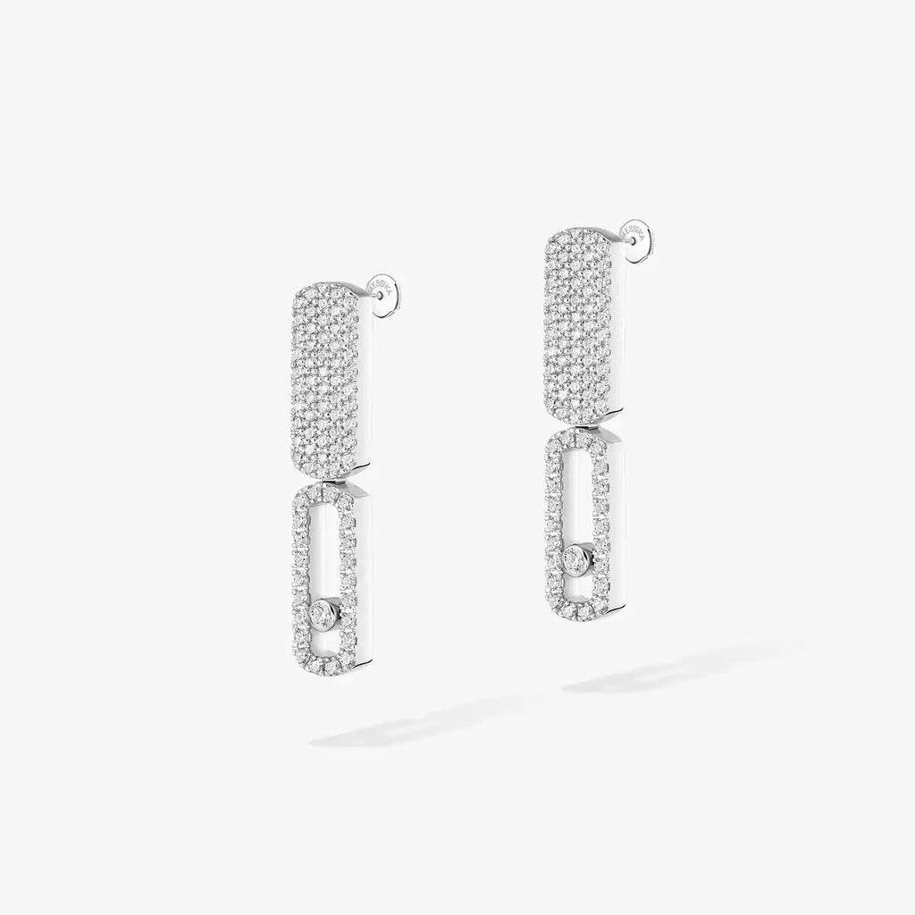 [Clover Jewelry]Imperial Move SM Diamond Earrings