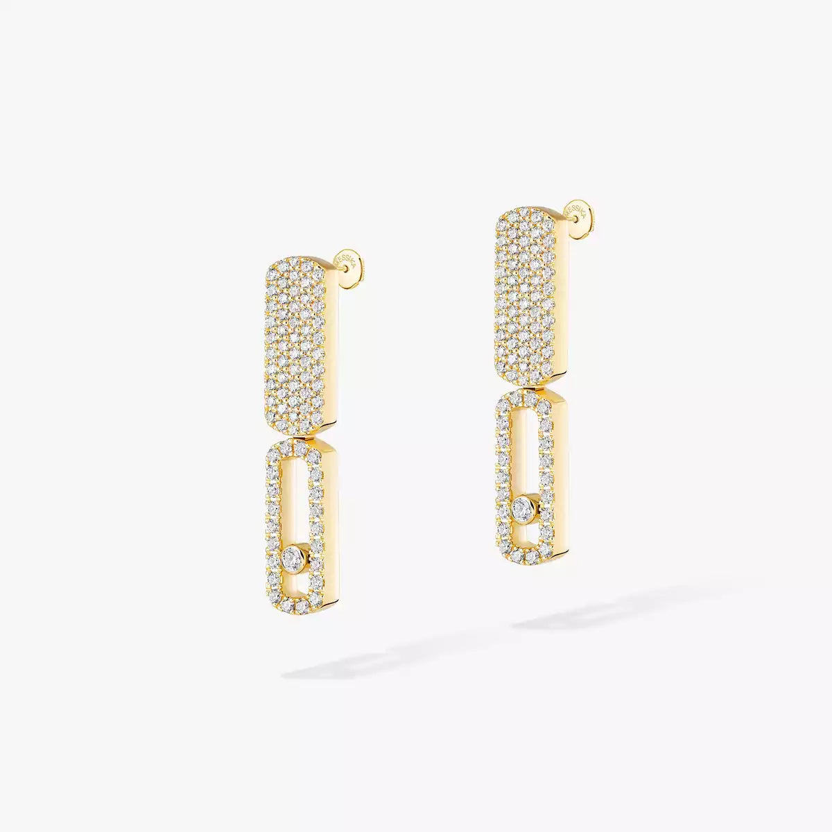[Clover Jewelry]Imperial Move SM Diamond Earrings