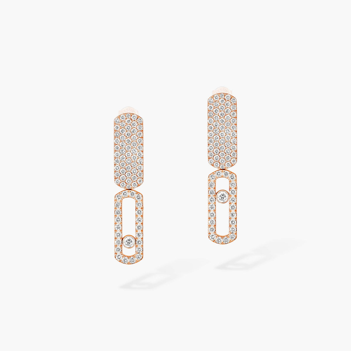 [Clover Jewelry]Imperial Move SM Diamond Earrings