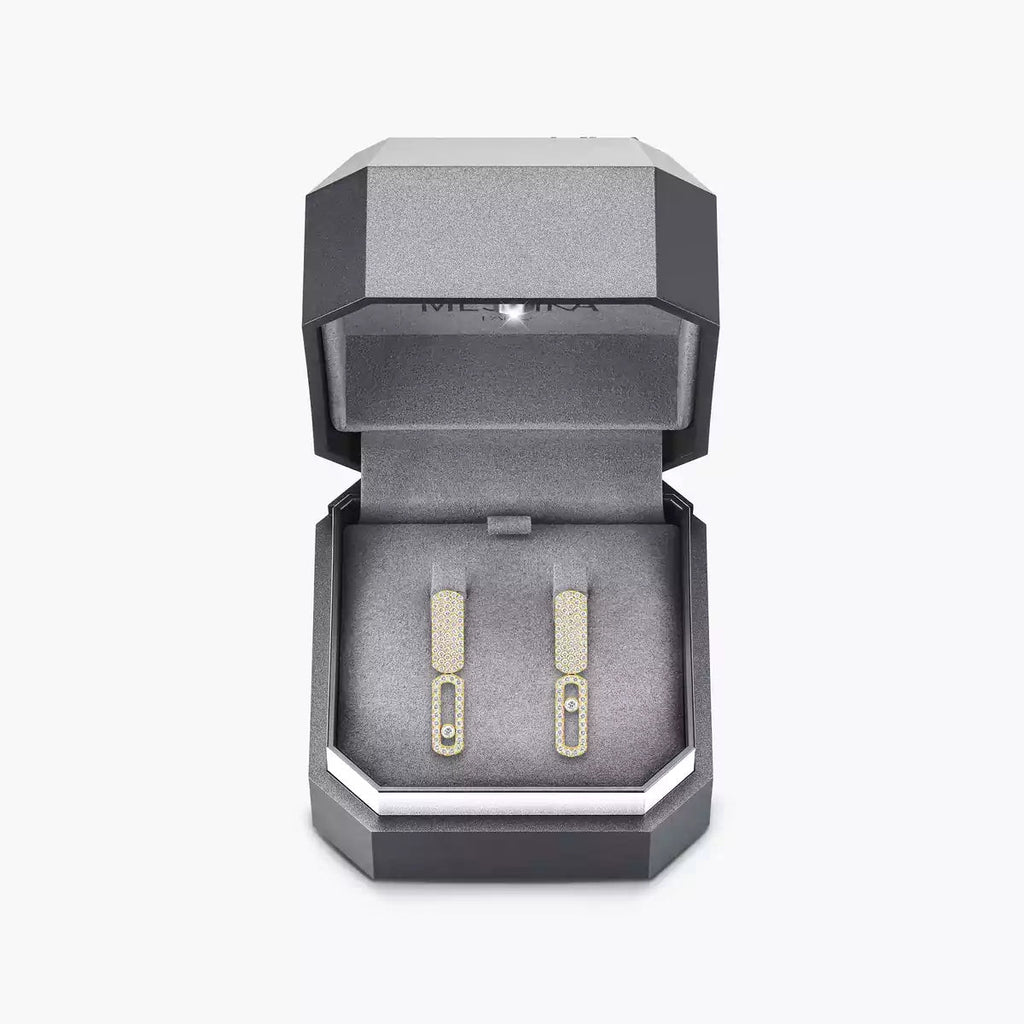 [Clover Jewelry]Imperial Move SM Diamond Earrings
