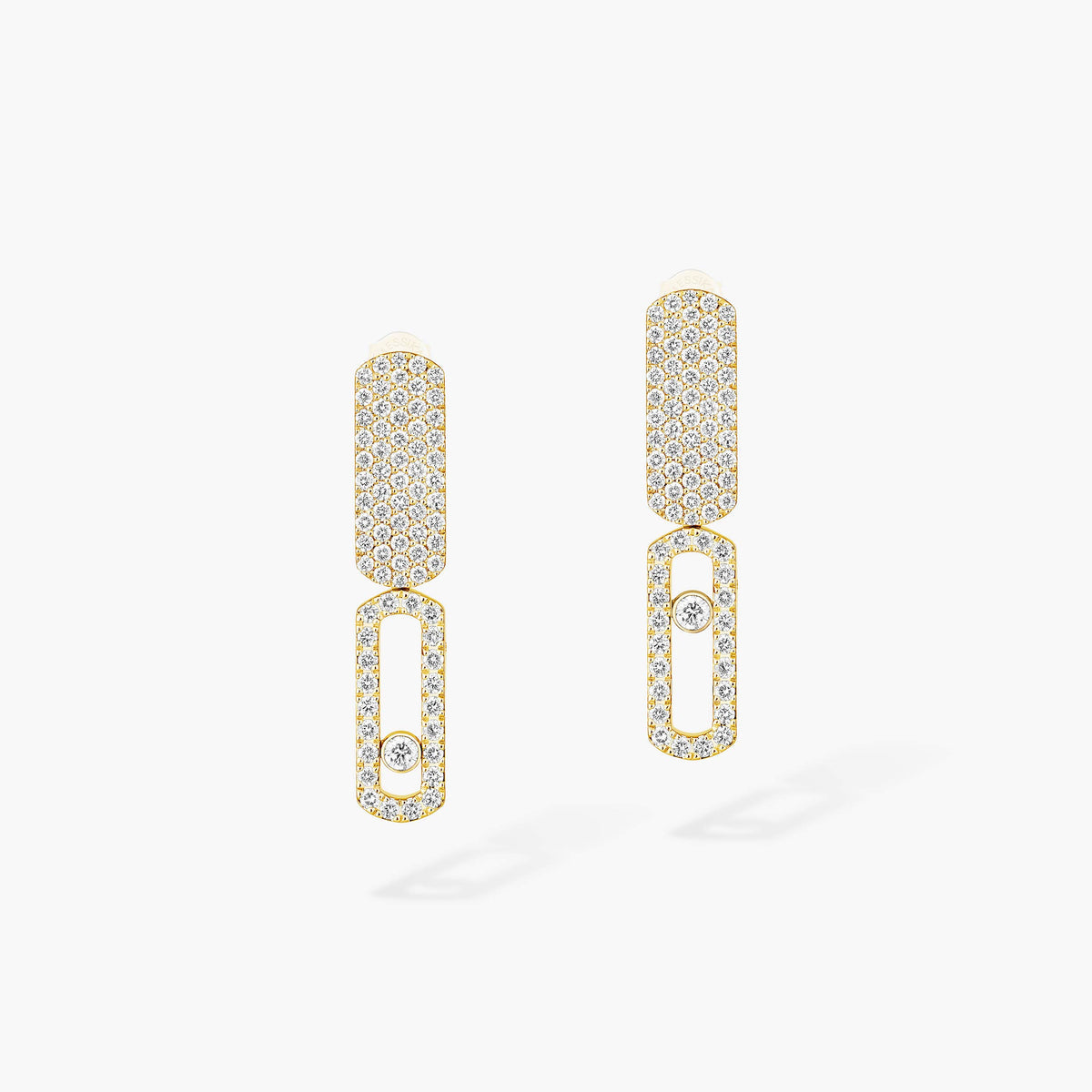 [Clover Jewelry]Imperial Move SM Diamond Earrings