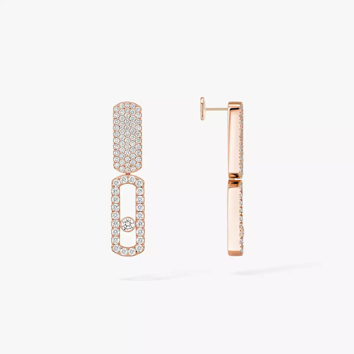[Clover Jewelry]Imperial Move SM Diamond Earrings