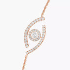 [Clover Jewelry]Lucky Eye Pave-Set Diamond Bracelet