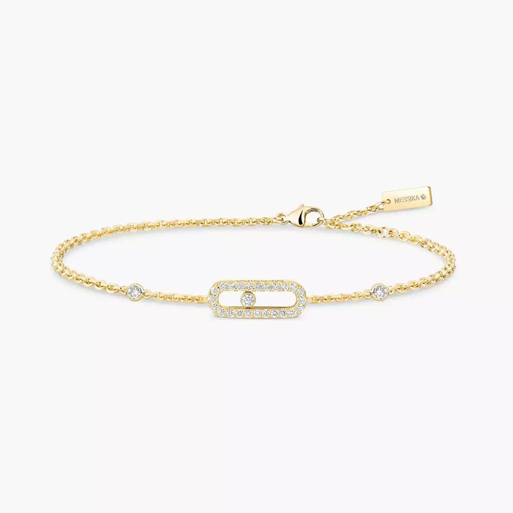 [Clover Jewelry]Move Uno Diamond Bracelet