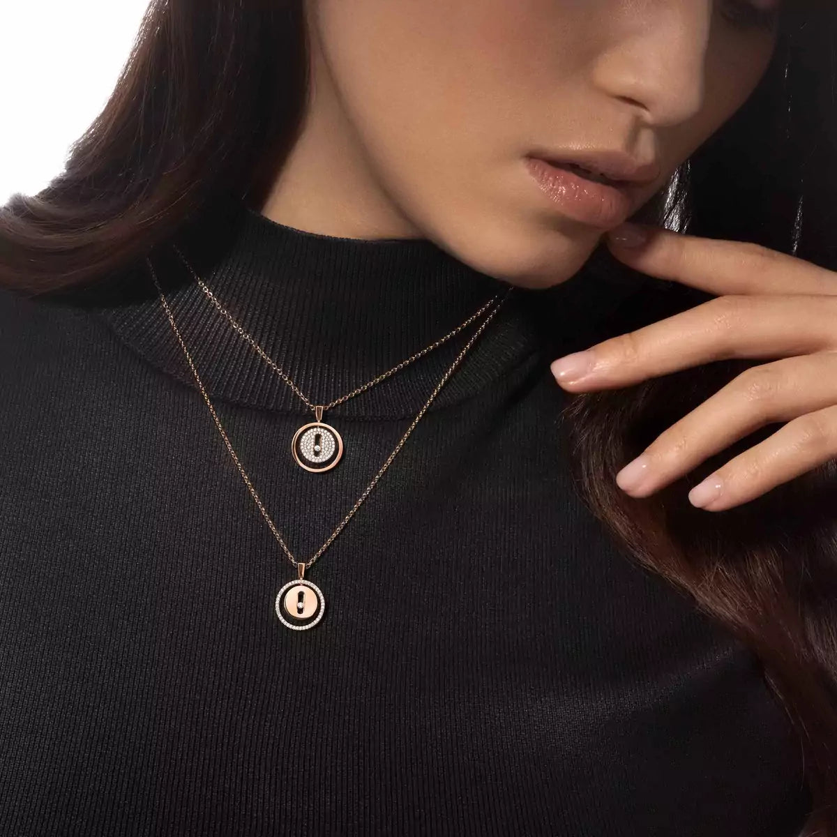 [Clover Jewelry] Lucky Move Diamond Necklace