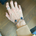 [Clover Jewelry]CLOVER 5 MOTIV PIETERSIT SILBERNES ARMBAND