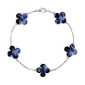 [Clover Jewelry]CLOVER 5 MOTIV PIETERSIT SILBERNES ARMBAND