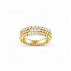 [Clover Jewelry] THREE-ROW DIAMOND RING