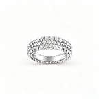 [Clover Jewelry] THREE-ROW DIAMOND RING