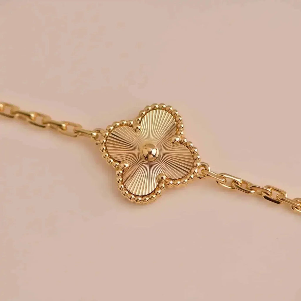 [Clover Jewelry]CLOVER 5 FLOWERS LASER BRACELET