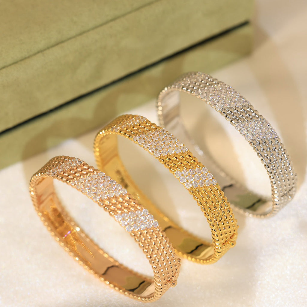 [Clover Jewelry]  FIVE-ROW DIAMOND BRACELET