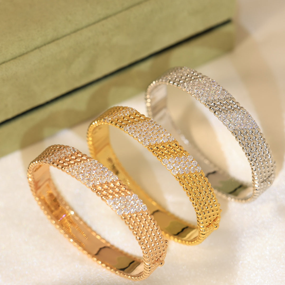 [Clover Jewelry]  FIVE-ROW DIAMOND BRACELET