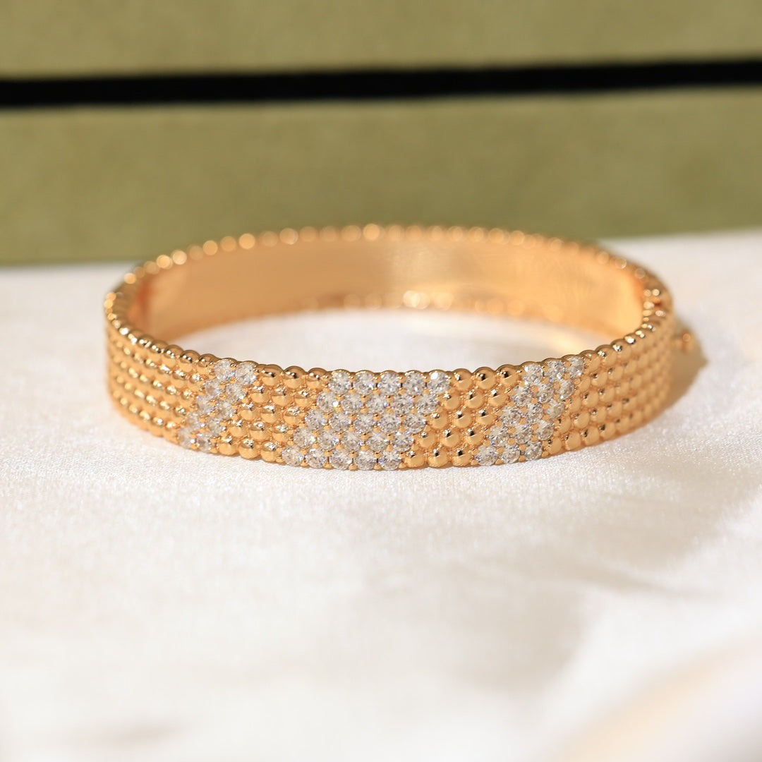 [Clover Jewelry]  FIVE-ROW DIAMOND BRACELET