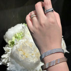 [Clover Jewelry]  FIVE-ROW DIAMOND BRACELET