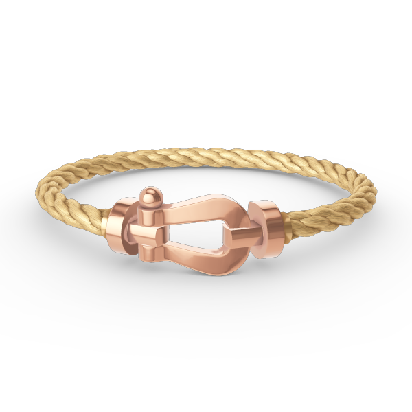 [Clover Jewelery]FORCE GROSSES HUFEISENARMBAND OHNE DIAMANT ROSÉGOLD