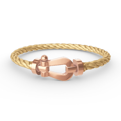 [Clover Jewelery]FORCE GROSSES HUFEISENARMBAND OHNE DIAMANT ROSÉGOLD