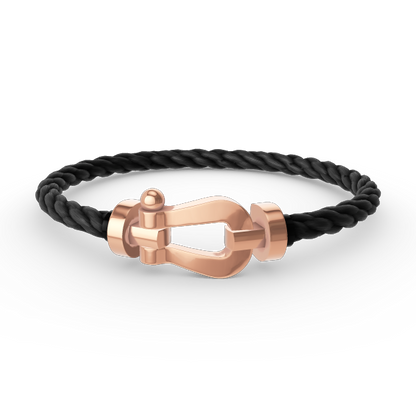 [Clover Jewelery]FORCE GROSSES HUFEISENARMBAND OHNE DIAMANT ROSÉGOLD