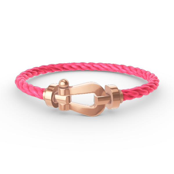 [Clover Jewelery]FORCE GROSSES HUFEISENARMBAND OHNE DIAMANT ROSÉGOLD