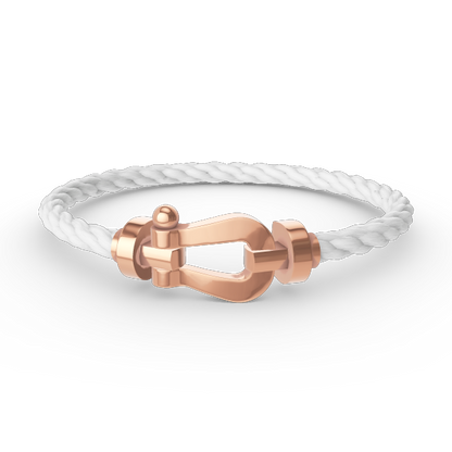 [Clover Jewelery]FORCE GROSSES HUFEISENARMBAND OHNE DIAMANT ROSÉGOLD