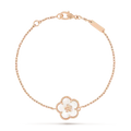 [Clover Jewelry]ラッキーホワイトMOP梅の花ブレスレット