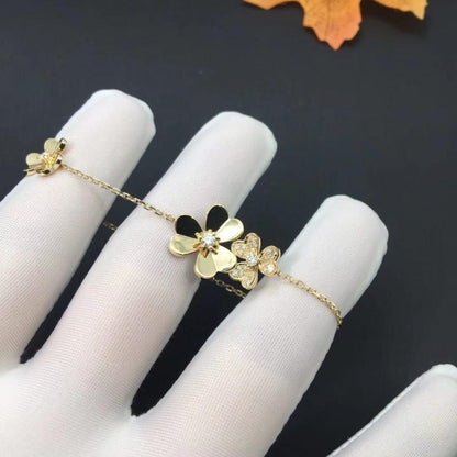 [Clover Jewelery]FRIVOLE GOLD 5 FLOWERS BRACELET
