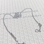 [Clover Jewelry]FRIVOLE SILVER FLOWER DIAMOND BRACELET