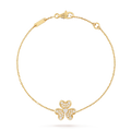 [Clover Jewelry]FRIVOLE GOLD BLUMEN DIAMANTEN ARMBAND