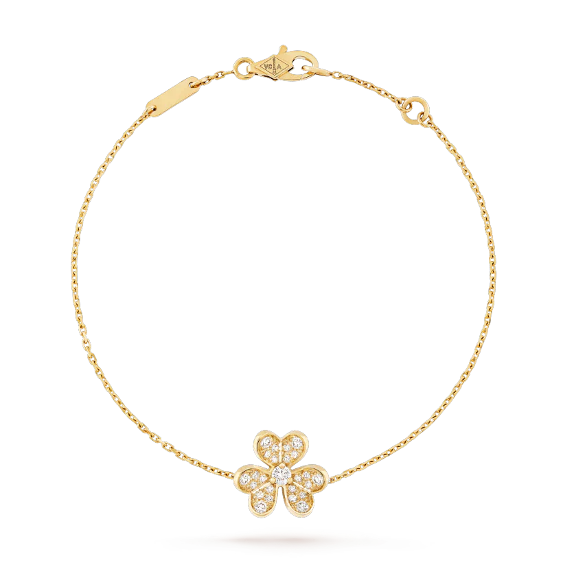 [Clover Jewellery]FRIVOLE GOLD BLUMEN DIAMANT ARMBAND
