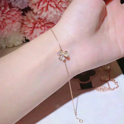 [Clover Jewellery]FRIVOLE GOLD BLUMEN DIAMANT ARMBAND