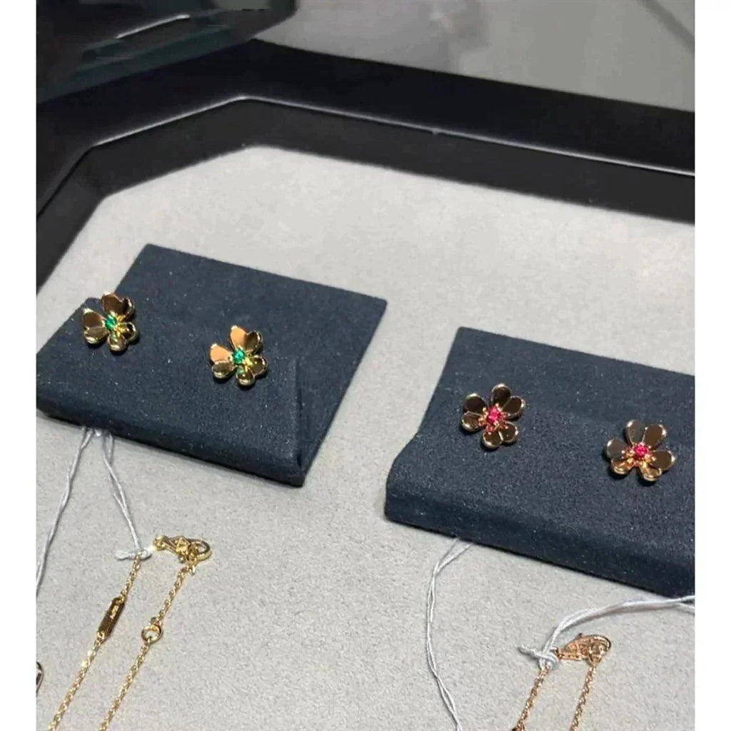 [Clover Jewelry]FRIVOLE BLUMENROSA OHRRINGE