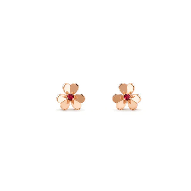 [Clover Jewelery]FRIVOLE  FLOWER PINK EARRINGS