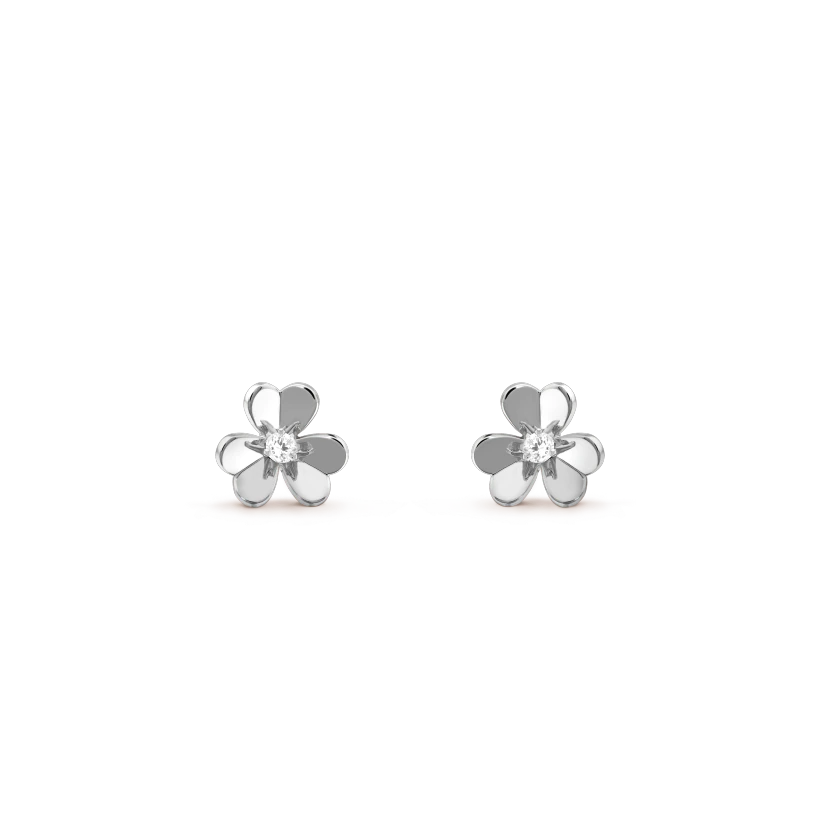 [Clover Jewelry]FRIVOLE MINI SILBER BLUMEN OHRRINGE